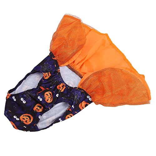 Haustier-Halloween-Kleid, Haut, Hundezubehör, Hundekleidung, Freundliches, Süßes, Leichtes Einteiliges Hundekostüm für Welpen-Party-Urlaub, Hundekleidung (XL) von Tnfeeon