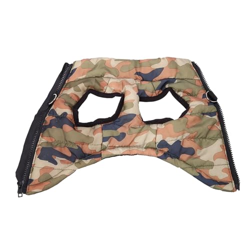 Hund Winterjacke Camo wasserdichte Mantel Hunde Tarnkostüm für Kleine Hunde (L-1) von Tnfeeon