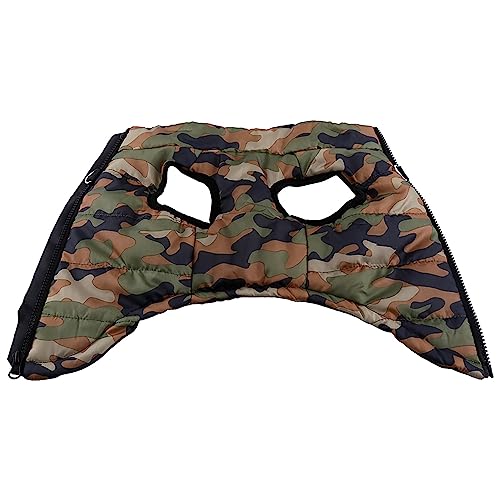 Hund Winterjacke Camo wasserdichte Mantel Hunde Tarnkostüm für Kleine Hunde (M-1) von Tnfeeon