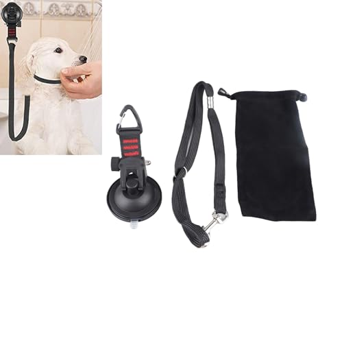 Hunde-Badeleine mit Schwerem Saugnapf, Verstellbare Hundepflegewannen-Rückhalteleine aus Weichem Nylon Zum Duschen und Pflegen von Hunden, Katzen, Blasen, Trimmen und Bürsten Hunde-Badeleine mit Schwerem Saugnapf, Verstellbare Hundepflegewannen-Rückhalteleine aus Weichem Nylon Zum Duschen und Pflegen von Hunden, Katzen, Blasen, Trimmen und Bürsten von Tnfeeon