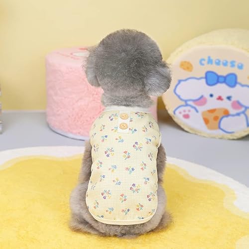 Hunde-Sweatshirt mit Blumendruck, weiches Hunde-Sweatshirt mit Blumenmuster, leuchtende Farben, für kleine Hunde, Katzen, Teddy-Schnauzer, Party, Urlaub, Polyesterfaser, Größe M Hunde-Sweatshirt mit Blumendruck, weiches Hunde-Sweatshirt mit Blumenmuster, leuchtende Farben, für kleine Hunde, Katzen, Teddy-Schnauzer, Party, Urlaub, Polyesterfaser, Größe M von Tnfeeon