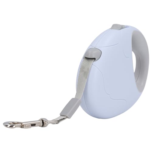 Mini-einziehbare Hundeleine mit EIN-klick-Bremse, Automatischem Rückzug, Ergonomischem Griff, Strapazierfähigem Material Zum Spazierengehen, Joggen, Wandern (Blue) von Tnfeeon