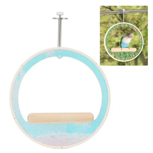 Papageien Circle Swing Perch Acryl Platz Sparende Multifunktionale Vogelkäfig -Hang -Perch -Spielzeugpapagei Papageien Circle Swing Perch Acryl Platz Sparende Multifunktionale Vogelkäfig -Hang -Perch -Spielzeugpapagei von Tnfeeon