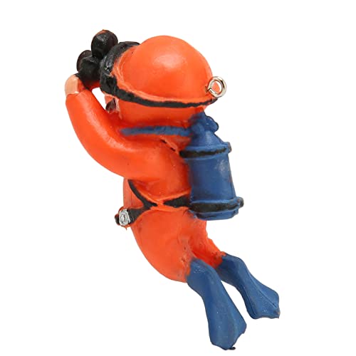 Schwimmende Aquarium-Dekorationen, Aquarium-Dekorationen, Schöne Taucher-Aquarium-Dekorationen, Schwimmendes Gerät, Aquarium-Zubehör, Geeignet für Alle Arten von Aquarien (Orangefarbenes Fett beim Schwimmende Aquarium-Dekorationen, Aquarium-Dekorationen, Schöne Taucher-Aquarium-Dekorationen, Schwimmendes Gerät, Aquarium-Zubehör, Geeignet für Alle Arten von Aquarien (Orangefarbenes Fett beim von Tnfeeon