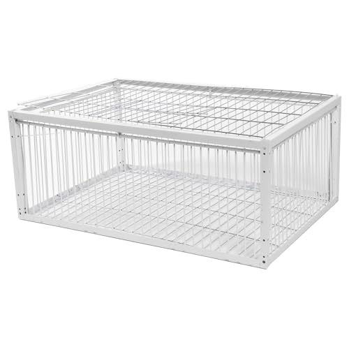 Taubenfalle mit Ausbruchsicherem Design, Taubenkäfig mit Einwegeingang, Idealer Taubenstall, Hühner- und Vogelfallenkäfig, Tragbar und Einfache Montage, Unschädlich, aus (Mittel) von Tnfeeon