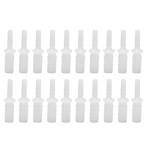 Tnfeeon 20 PCs Aquarium -Schlauchanschlüsse, Kunststoffmaterial Transparente Farbe Zur Lösung Reduzieren Sie den Durchmesser des Entwässerungsrohrs von Tnfeeon