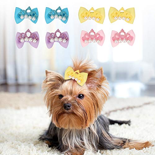 Tnfeeon 20pcs Hundekronhaarbögen Set, Niedliche und Modische Pflegezubehör für Haustiere. Elastizitätsbänder für Einfache Verschleiß. Ideal für den Täglichen Gebrauch oder Geburtstagsfeier. Tnfeeon 20pcs Hundekronhaarbögen Set, Niedliche und Modische Pflegezubehör für Haustiere. Elastizitätsbänder für Einfache Verschleiß. Ideal für den Täglichen Gebrauch oder Geburtstagsfeier. von Tnfeeon