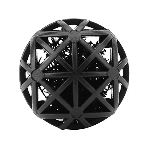 Tnfeeon 50pcs Bio -Bällchen -Filtermedien mit Schwamm Aquarium Filter Media Tank Bio -Bällchen für Fischtank, Aquarium, Teichfiltermedien (26 mm mit Baumwolle) von Tnfeeon