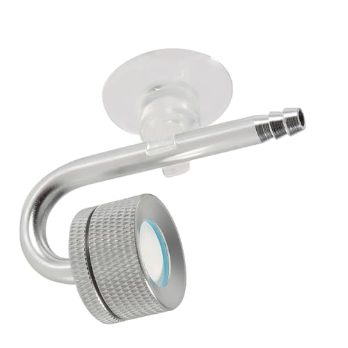 Tnfeeon Aluminiumlegierung Kohlendioxid, Aquariumzubehör, Filter und Zubehör, Diffusor, Zerstäuber, Aquariumzubehör, Aquariumausrüstung, Silber, Filter und Zubehör (Silberfarbe) von Tnfeeon