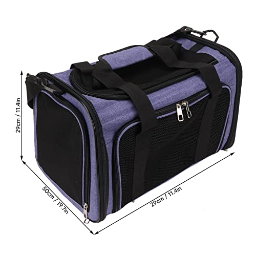 Tnfeeon Cat Carrier Portable Breathable Cat Bag aus Tragbarem Auto aus der Tür Kastriert Tragbarer Katze Atmungsaktiver Hundekäfig Cat Carrier Portable Breathable (L) von Tnfeeon