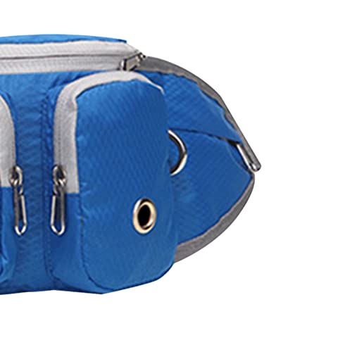 Tnfeeon Dog Fanny Pack Large Pet Training Gürteltasche Traktionsset Outdoor Hundetraining Gürteltasche Hunde Snack Tasche Multifunktionsrucksack Dog Fanny Pack Large (Blau) von Tnfeeon