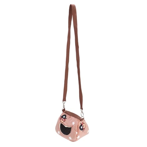 Tnfeeon Flannelette Pet Carrier Bag, Bequeme Katzenhunde Verstellbare Schultergurt, Haustiere Bequeme Tragetasche, Ideal für den Reisen, Tägliche Außengebrauch (M 25x25x10.5cm / 9.8x9.8x4.1in) von Tnfeeon