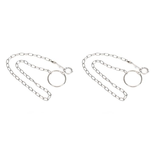 Tnfeeon FußKette, 2 Stück Edelstahl Vogel Fußständer Kette Haustier Training Fußkettchen Ring Zubehör für Vögel Papageien Tnfeeon FußKette, 2 Stück Edelstahl Vogel Fußständer Kette Haustier Training Fußkettchen Ring Zubehör für Vögel Papageien von Tnfeeon