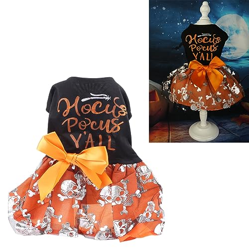 Tnfeeon Halloween-Hundekleid, Modische Urlaubs-Hundekleidung, Niedliche Fliege, Dekor, Folienprägemuster, Haustier-Halloween-Kostüm für Party, Tägliches Fotografieren Tnfeeon Halloween-Hundekleid, Modische Urlaubs-Hundekleidung, Niedliche Fliege, Dekor, Folienprägemuster, Haustier-Halloween-Kostüm für Party, Tägliches Fotografieren von Tnfeeon