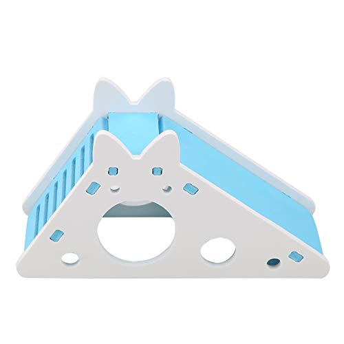 Hamster Treppenleiter, Holz Hamster Haus Haustier Versammlung Rest Nest Hamster Kletterspielzeug(Blau) von Tnfeeon