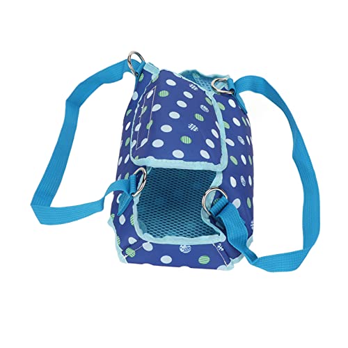 Tnfeeon Haustier-, Tragbar, Atmungsaktiv, Welpentasche, Outing Messenger, eine Schultertasche für Vierbeinige Haustiere (Blau) von Tnfeeon