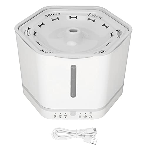 Tnfeeon Haustierbrunnen, Automatischer 2,8-l-Katzenbrunnen, Hundewasserspender mit Intelligenter Pumpe für Katzen, Hunde, Mehrere Haustiere mit Ersatzfilter und Filterschale Tnfeeon Haustierbrunnen, Automatischer 2,8-l-Katzenbrunnen, Hundewasserspender mit Intelligenter Pumpe für Katzen, Hunde, Mehrere Haustiere mit Ersatzfilter und Filterschale von Tnfeeon
