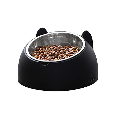 Tnfeeon Haustierfutter Wasser Schüssel Hundeschale Edelstahl Abnehmbar Abnehmbar (Hund) von Tnfeeon