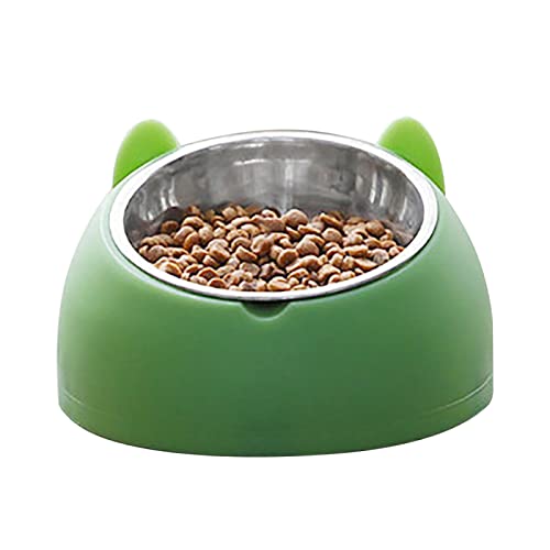 Tnfeeon Haustierfutter Wasser Schüssel Hundeschale Edelstahl Abnehmbar Abnehmbar (Hund) von Tnfeeon