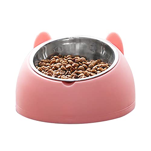 Tnfeeon Haustierfutter Wasser Schüssel Hundeschale Edelstahl Abnehmbar Abnehmbar (Hund) von Tnfeeon