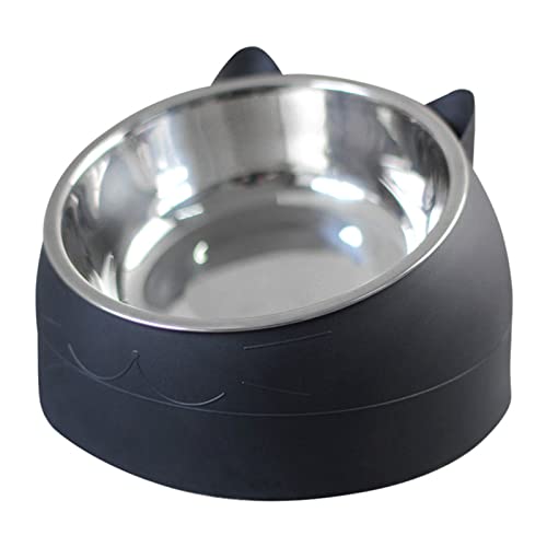 Tnfeeon Haustierfutter Wasser Schüssel Hundeschale Edelstahl Abnehmbar Abnehmbar (Katze) von Tnfeeon