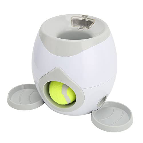 Tnfeeon Hunde-Tennisfutter-Belohnungs-Hundefütterer Intelligente Spielzeugmaschine Interaktive Hundeballe mit Flachem Fütterungstablett für Hundewelpen-Haustier Tnfeeon Hunde-Tennisfutter-Belohnungs-Hundefütterer Intelligente Spielzeugmaschine Interaktive Hundeballe mit Flachem Fütterungstablett für Hundewelpen-Haustier von Tnfeeon