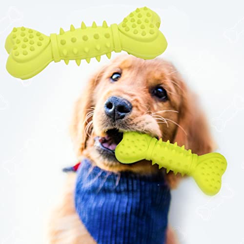 Tnfeeon Hundekauspielzeug Welpen Zahnen Kauspielzeug Bissfeste Gummizähne Kaugummimassage Unzerstörbares Hundespielzeug für Hundewelpen von Tnfeeon