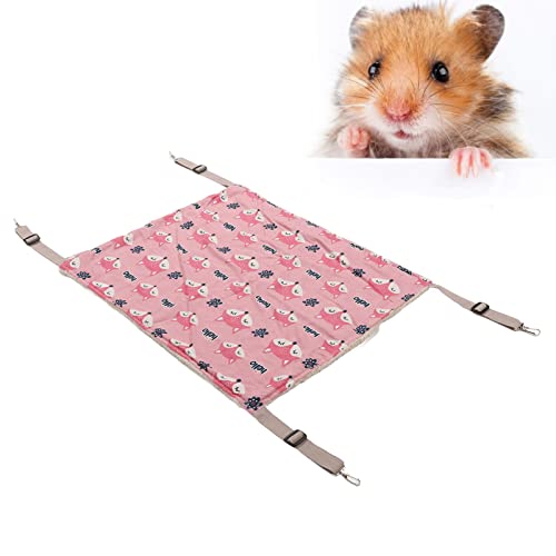Katzen-Hängematte, Weiche Haustier-Käfig-Hängematte, Zum Aufhängen, Bequeme, Warme Haustier-Doppelschicht-Plüsch-Hängematte für Kaninchen, Kätzchen, Hamster, Welpen, Frettchen (M Fuchs) Katzen-Hängematte, Weiche Haustier-Käfig-Hängematte, Zum Aufhängen, Bequeme, Warme Haustier-Doppelschicht-Plüsch-Hängematte für Kaninchen, Kätzchen, Hamster, Welpen, Frettchen (M Fuchs) von Tnfeeon