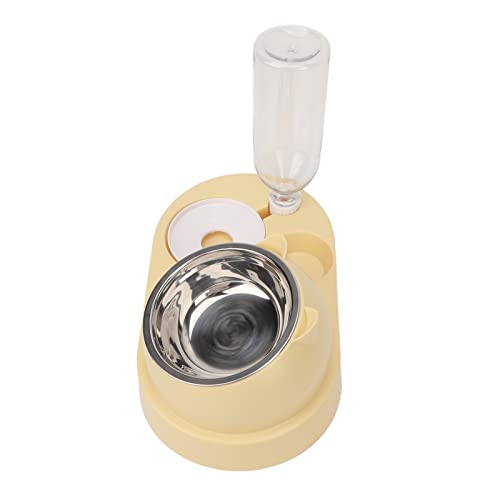 Katzen-Trinkbrunnen, Doppelt, Doppelt, Hund, Katze, Schüssel-Set, Automatische Wasserflasche, Geneigte Edelstahlschüssel, Futterspender für Katzen und Hunde, Katzen-Wasserspender Katzen-Trinkbrunnen, Doppelt, Doppelt, Hund, Katze, Schüssel-Set, Automatische Wasserflasche, Geneigte Edelstahlschüssel, Futterspender für Katzen und Hunde, Katzen-Wasserspender von Tnfeeon
