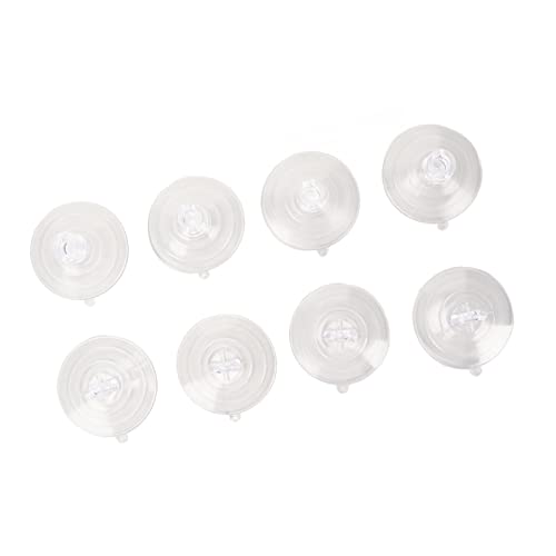 Tnfeeon Katzenbett -Saugnäure Tassen Premium -Ersatzsaugne Tasse für Katzenfensterbett, 8pcs Cat Fenster Barsch Saugnäure Tasse, PVC Material für Katzenfenstersitze von Tnfeeon