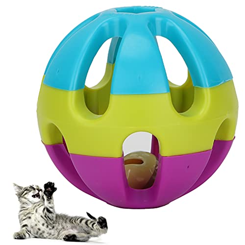 Tnfeeon Katzenspielzeugball mit Glocke, Katzen-Jingle-Bälle für Katzen, Kätzchen, Katzenspielzeug aus Kunststoff, Rasselspielzeug, Gitterbälle, Katzenspielzeug, Lustige Bälle mit Glocken Tnfeeon Katzenspielzeugball mit Glocke, Katzen-Jingle-Bälle für Katzen, Kätzchen, Katzenspielzeug aus Kunststoff, Rasselspielzeug, Gitterbälle, Katzenspielzeug, Lustige Bälle mit Glocken von Tnfeeon