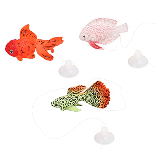 Tnfeeon Künstliche Leuchtende Fische, 3 Stück Lebensechte Silikon-Fake-Fisch-Ornamente, Aquarium-Dekoration Tnfeeon Künstliche Leuchtende Fische, 3 Stück Lebensechte Silikon-Fake-Fisch-Ornamente, Aquarium-Dekoration von Tnfeeon