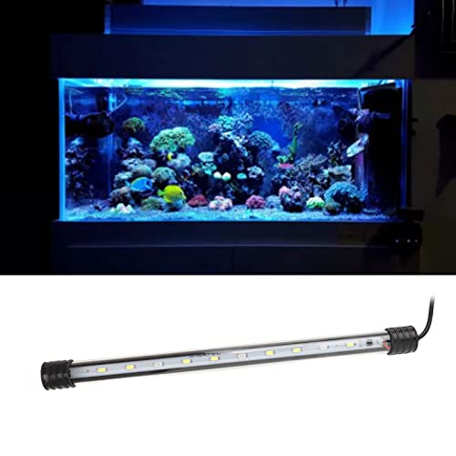 Tnfeeon LED-Aquarium-Licht, Hohe Helligkeit, Amphibisches, Energiesparendes Tauch-Aquarium-Licht mit Saugnäpfen, EU-Stecker, 220 V von Tnfeeon