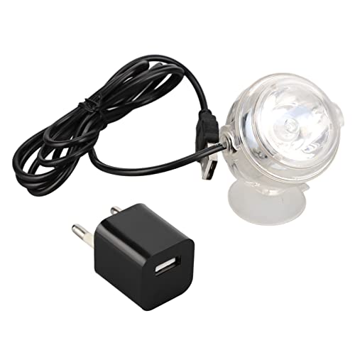 Tnfeeon LED-Aquarium-Licht, Süßwasser-Pflanzenlicht, Multifunktions-1-W-Niederspannungs-Mini-Aquarium-Lampe für Frisches Salzwasser, EU-Stecker, 100-240 V von Tnfeeon