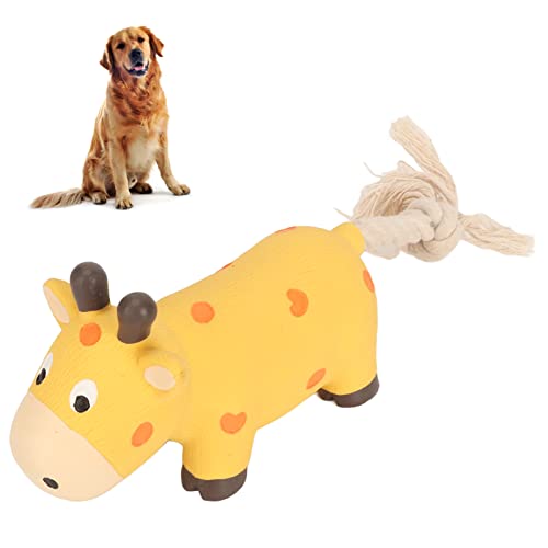 Tnfeeon Latex Hundespielzeug Squeaky Squeeze Hundespielzeug Schönes Stehendes Tier Haustier Interaktives Relief Bissfestes Spielzeug für Kleine Hunde von Tnfeeon