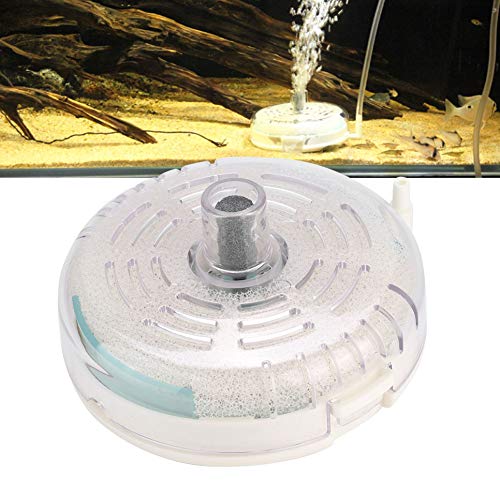 Tnfeeon Mini-Aquariumfilter, ultradünner runder Schwammfilter Pneumatischer Filter für Aquarien(S) von Tnfeeon