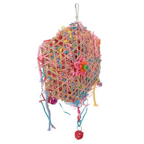 Tnfeeon Papagei Chew Toy Bamboo Cage Hanging Toys Vogel Zerkleinerung Futter Spielzeug für Finken Lovebirds Conures Tnfeeon Papagei Chew Toy Bamboo Cage Hanging Toys Vogel Zerkleinerung Futter Spielzeug für Finken Lovebirds Conures von Tnfeeon