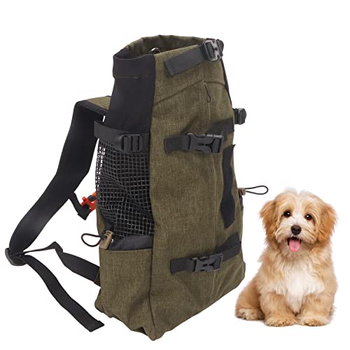 Pet Carrier Mehrzweck-Haustierrucksack Hunderucksack Outdoor- aus Tragbarer Haustierrucksack Pet Carrier Mehrzweck (Gras-Grün) von Tnfeeon