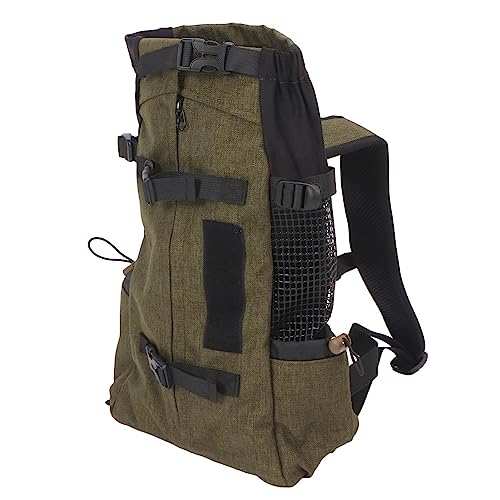 Tnfeeon Pet Carrier Mehrzweck-Haustierrucksack Hunderucksack Outdoor- aus Tragbarer Haustierrucksack Pet Carrier Mehrzweck (Gras-Grün) von Tnfeeon