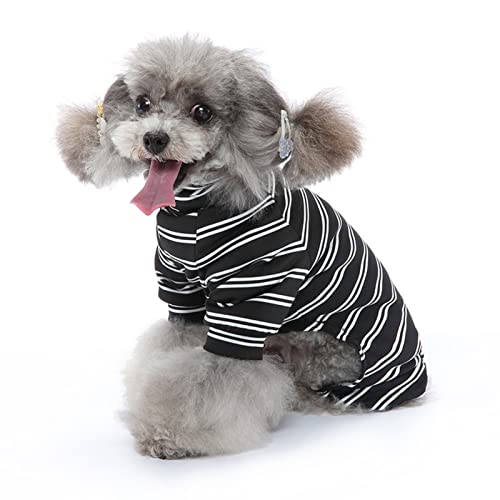 Tnfeeon Pig Dog Pyjamas Cute Cat Clothes Pet Pjs Onesie für Kleine Hunde (L) von Tnfeeon
