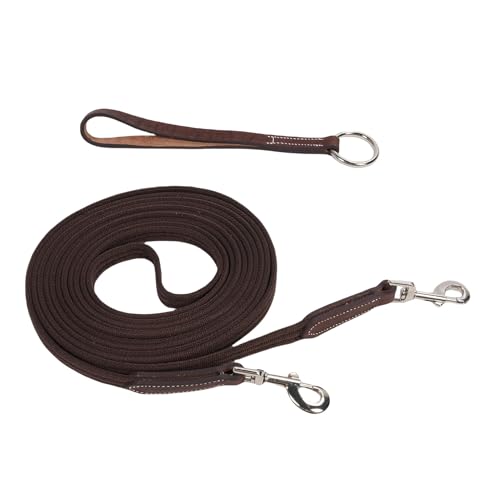 Tnfeeon Premium -Leder -Pferdeseil, Robuste Dicke Baumwollzeiger mit Sanftem Freisetzungs Snap, Zum Training, Binden, Pflege, Pferdeseil Tnfeeon Premium -Leder -Pferdeseil, Robuste Dicke Baumwollzeiger mit Sanftem Freisetzungs Snap, Zum Training, Binden, Pflege, Pferdeseil von Tnfeeon
