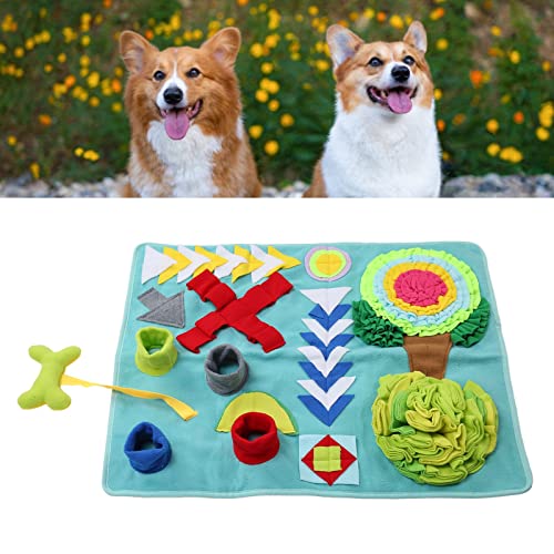 Tnfeeon Schnüffelmatte für Hunde, Langsame Fütterung, Interaktives, Waschbares Schnüffel-Trainingspad für Haustiere und Hunde von Tnfeeon