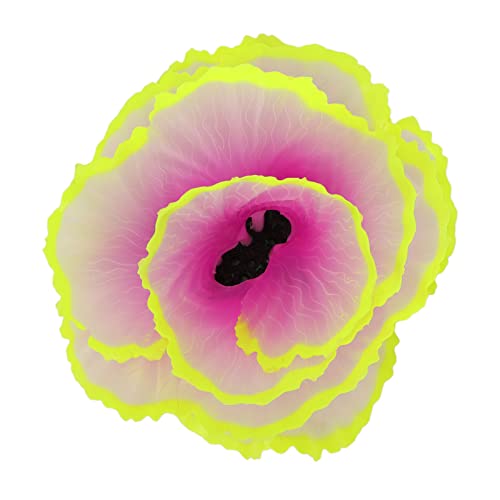 Tnfeeon Silikon-Aquarium-Dekorationen, Pflanzen mit Simulation, Silikonkoralle, Künstliche Hornkoralle, Seeanemone für Aquarium-Verzierung (Lila) von Tnfeeon