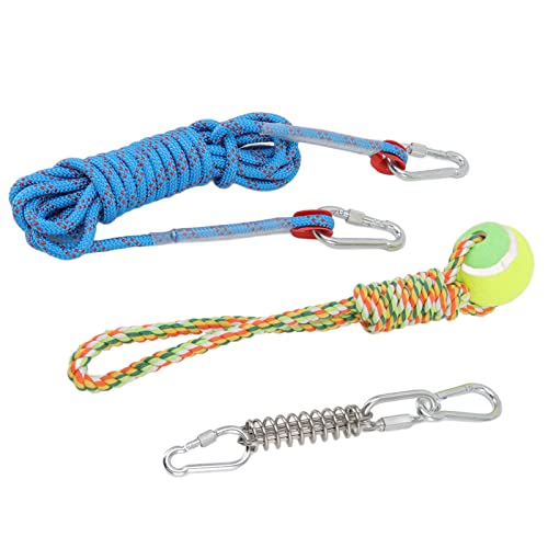 Tnfeeon Spring Pole Hundeseilspielzeug Interaktives Hänge-Bungee-Hundespielzeug mit Einem Big Spring Pole Kit für Mittelgroße Hunde Bisstraining Zugübung Play Tnfeeon Spring Pole Hundeseilspielzeug Interaktives Hänge-Bungee-Hundespielzeug mit Einem Big Spring Pole Kit für Mittelgroße Hunde Bisstraining Zugübung Play von Tnfeeon
