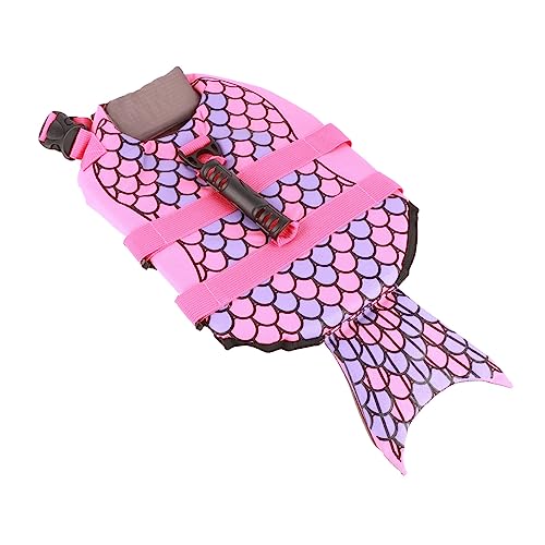 Tnfeeon Verstellbare Hundeschwingungsjacke Sicherheitsweste, Perlen Baumwollmaterial Zum Schwimmen und Bootfahren, XS-XXXL (S) von Tnfeeon