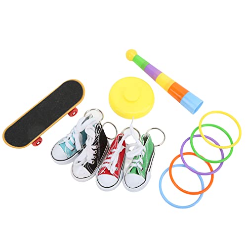 Tnfeeon Vogelkauspielzeug Kunststoff-Leinwand Haustier-Intelligenz-Trainingsspielzeug Canvas-Schuhe Ringe Vogelkäfig-Biss-Spielzeug-Set für Vögel Nymphensittich Tnfeeon Vogelkauspielzeug Kunststoff-Leinwand Haustier-Intelligenz-Trainingsspielzeug Canvas-Schuhe Ringe Vogelkäfig-Biss-Spielzeug-Set für Vögel Nymphensittich von Tnfeeon
