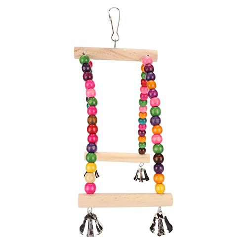 Vogelschaukel Spielzeug, Papagei Kauspielzeug Holz Vogelständer Sittich Barsch Sittich Hängespielzeug Nymphensittich Käfig Spielzeug für Kleine Vögel Lovebird Wellensittich Vogelschaukel Spielzeug, Papagei Kauspielzeug Holz Vogelständer Sittich Barsch Sittich Hängespielzeug Nymphensittich Käfig Spielzeug für Kleine Vögel Lovebird Wellensittich von Tnfeeon