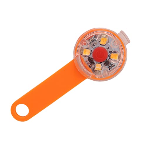 Tnfeeon wasserdichte LED -Hund Licht Anhänger USB -wiederaufladbares Kragenlicht für Haustaschenbike IPX7 Tiefes Wasserdichtes HundelICHT für Nachtspaziergänge (ORANGE) von Tnfeeon