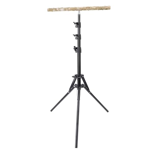 Vogel Training Barsch Stand Vogel Spielstand Robust 61,81 in Multifunktions-Pfeffer Holz Papagei Barsch Stand für Outdoor von Tnfeeon