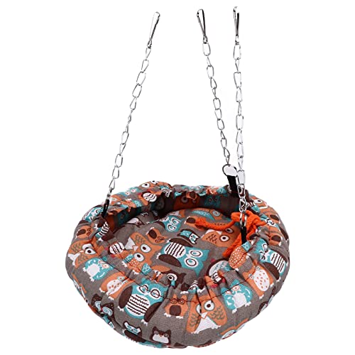 Warme Vogelnester Hängen Hängematte, Tragbares Faltbares Weiches Plüschvogelbett für Papageien, Hamster, Chinchillas, Eichhörnchen und Igel, mit Suspendierbarem Design, Ideal für Haustiere Warme Vogelnester Hängen Hängematte, Tragbares Faltbares Weiches Plüschvogelbett für Papageien, Hamster, Chinchillas, Eichhörnchen und Igel, mit Suspendierbarem Design, Ideal für Haustiere von Tnfeeon
